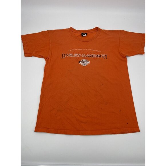 Vintage‎ Harley Davidson RK Stratman 2002 Olympia, WA T-Shirt Mens L Made in USA - Picture 1 of 15